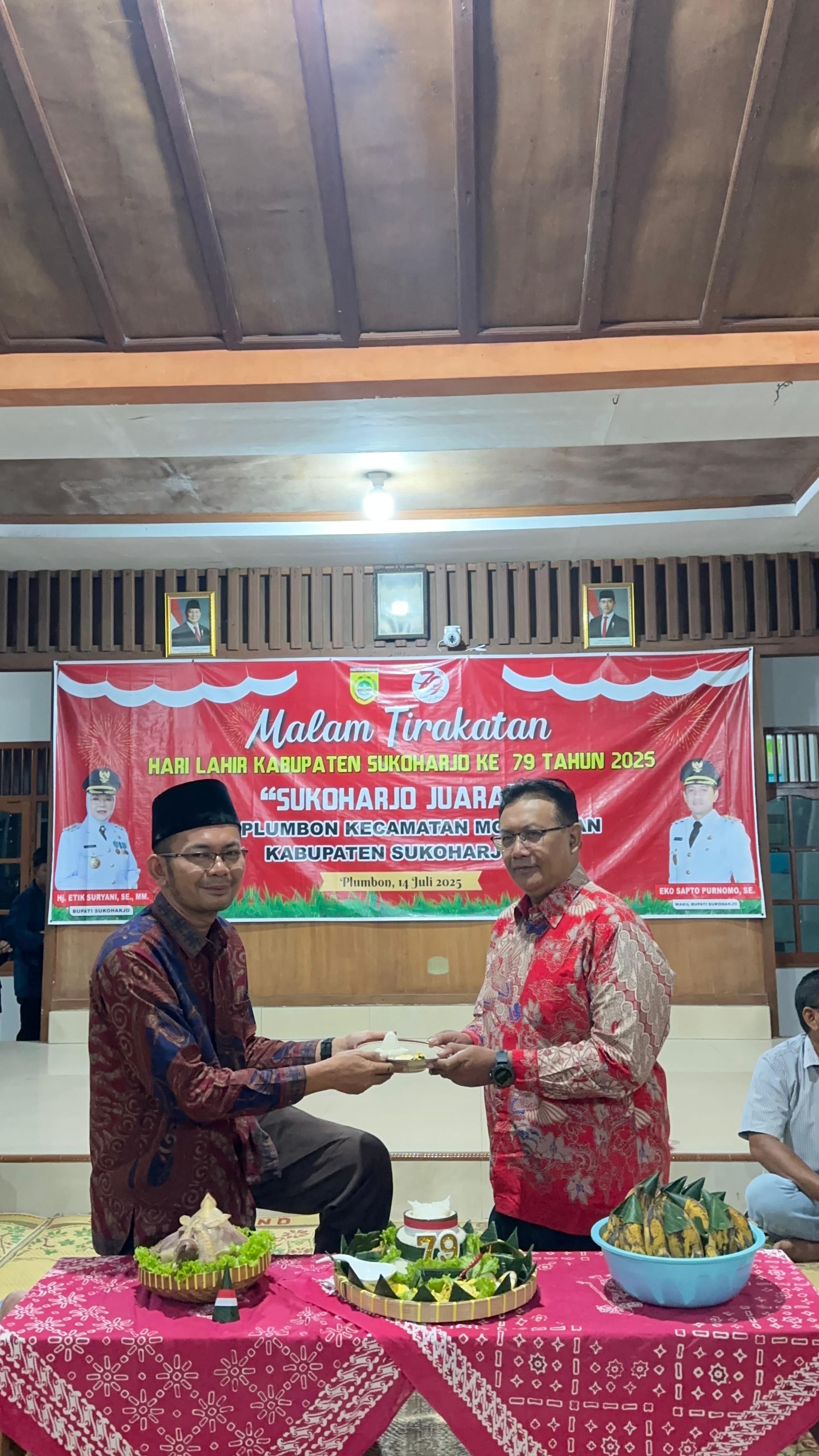 Malam Tirakatan memperingati Hari Lahir ke-79 Kabupaten Sukoharjo