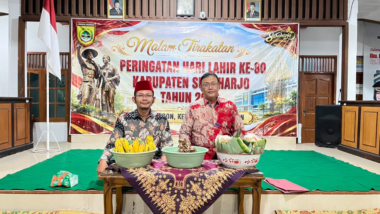 MALAM TIRAKATAN PERINGATAN HARI LAHIR KABUPATEN SUKOHARJO KE 80